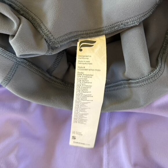 Fabletics Biker Short and Bra Tank Top - Size Small - Picture 3 of 4